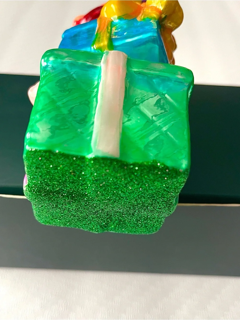 KOMOZJA Tower of Treasures Christmas Decoration Ornament Blown Glass Handpainted
